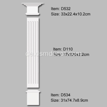 Türpilaster für die Innendekoration